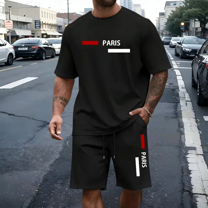 Fashion Mens T-Shirt Tracksuit Summer Casual Sportswear Outdoor Sports Jogging Clothes Single Piece O Neck Short Sleeves Shorts
Fashion Mens T-Shirt Tracksuit Summer Casual Sportswear Outdoor Sports Jogging Clothes Single Piece O Neck Short Sleeves Shorts
