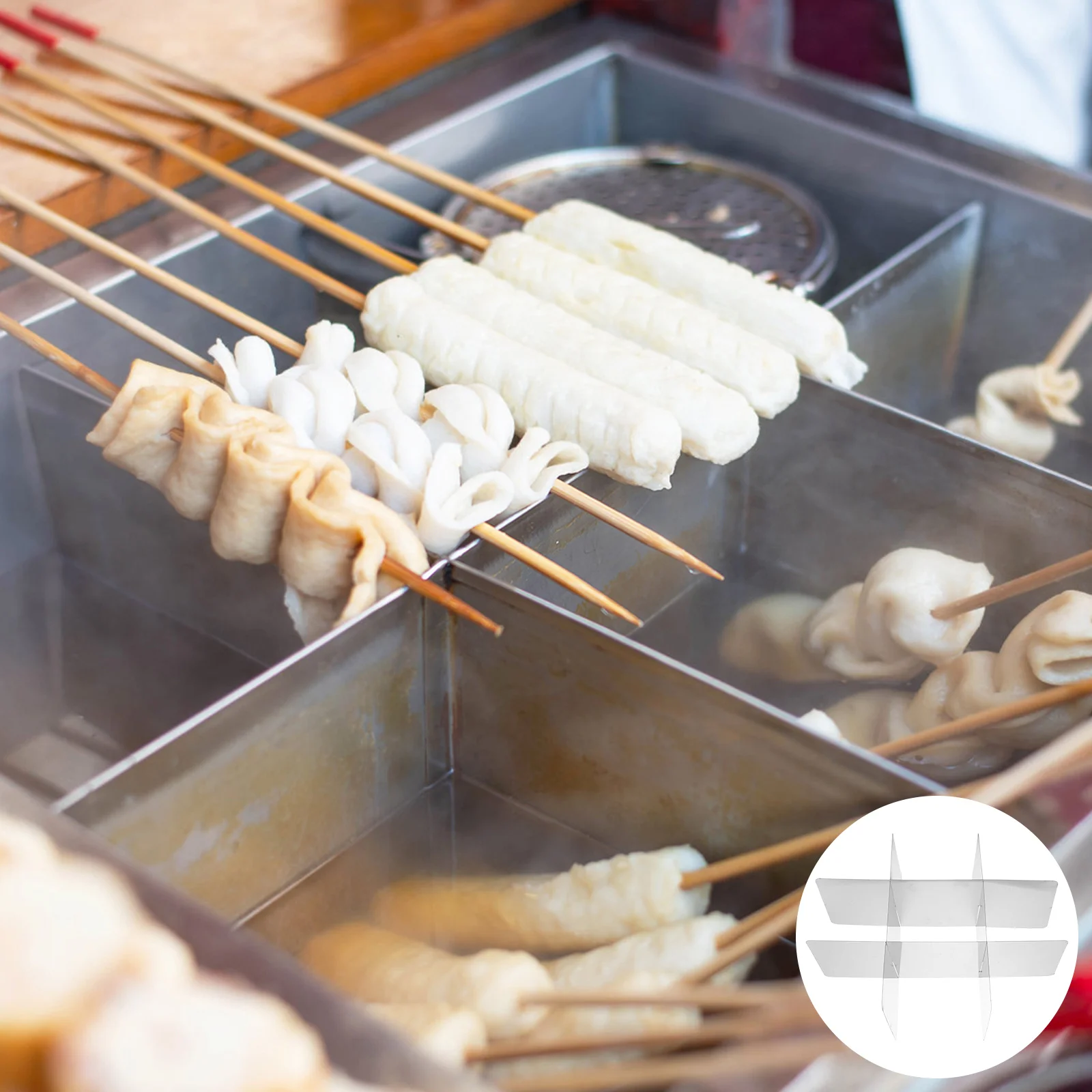 Stainless Steel 9 Grid Pot Divider Reusable Heavy Duty for Chinese Style Hot Pot Oden Cooking Skewers and Spicy Boil Convenient
Stainless Steel 9 Grid Pot Divider Reusable Heavy Duty for Chinese Style Hot Pot Oden Cooking Skewers and Spicy Boil Convenient