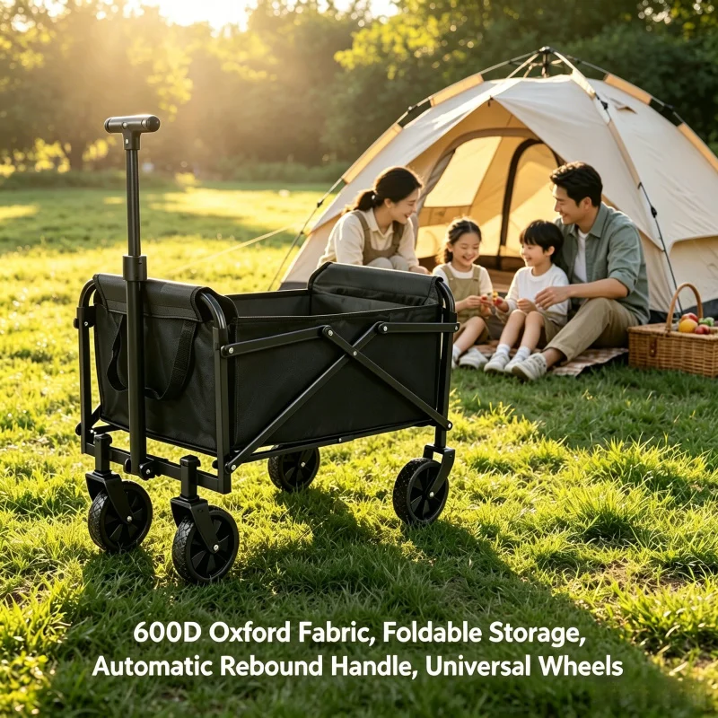 Camping car folding outdoor camping car trolley strong steel frame is more durable and portable storage does not take up space.
Camping car folding outdoor camping car trolley strong steel frame is more durable and portable storage does not take up space.