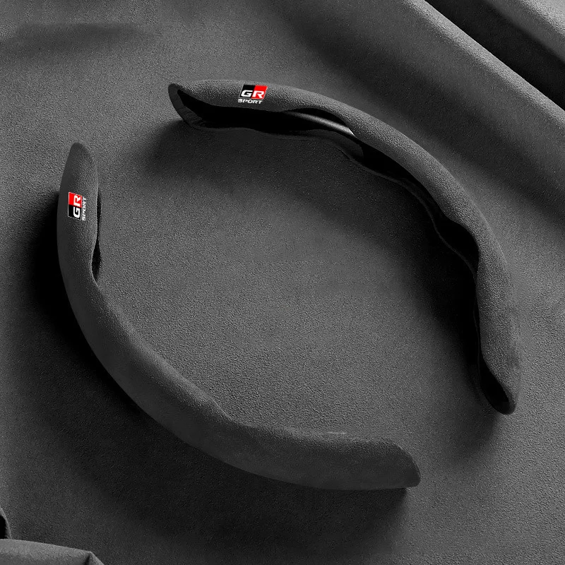 Suede Leather D-shaped Round Car Steering Wheel Cover For Toyota GR GAZOO RACING Toyota Yaris Auto Accessories Seasons Universal
Suede Leather D-shaped Round Car Steering Wheel Cover For Toyota GR GAZOO RACING Toyota Yaris Auto Accessories Seasons Universal