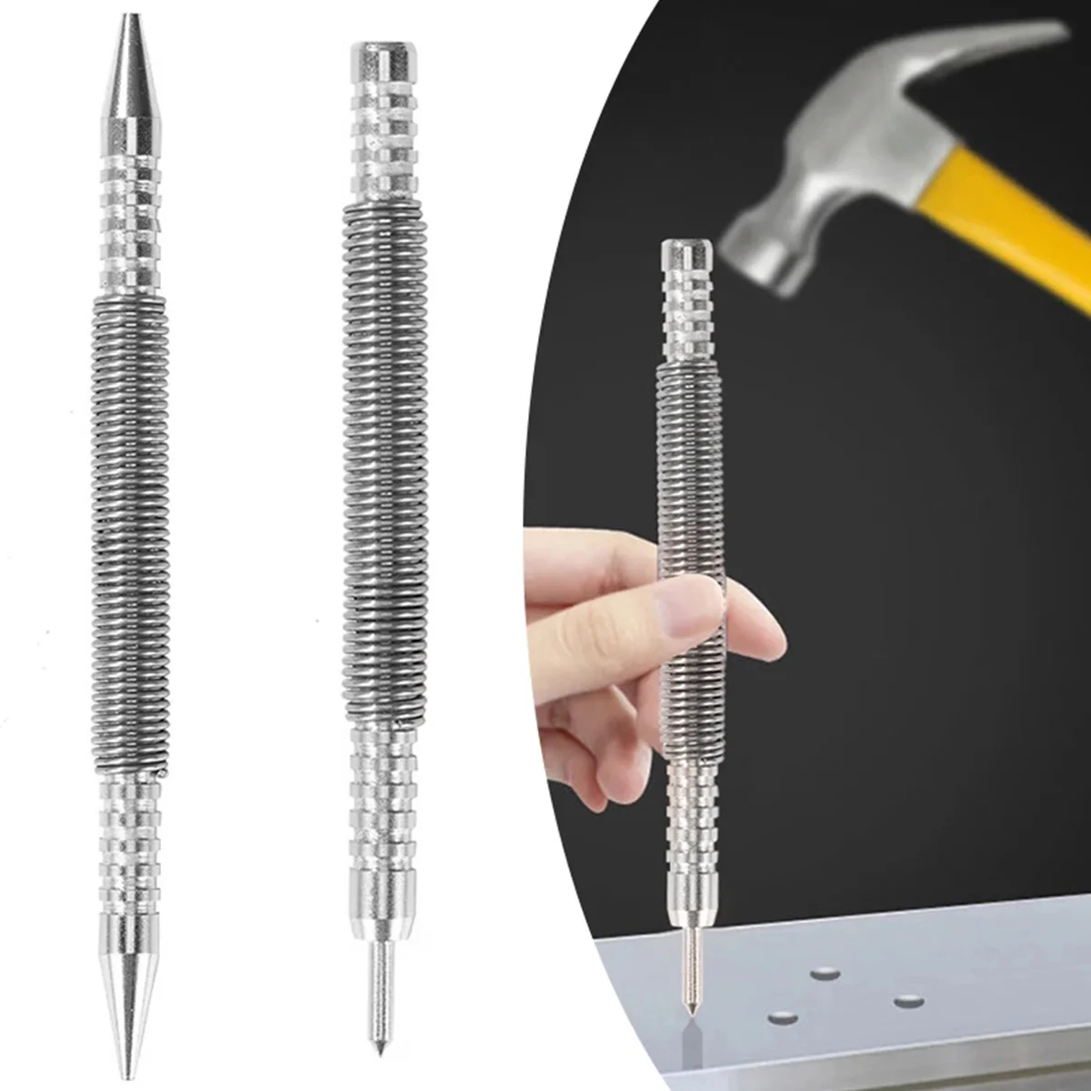 Spring center double headed nail universal woodworking metal hammer free double headed nail door hinge disassembly tool
Spring center double headed nail universal woodworking metal hammer free double headed nail door hinge disassembly tool