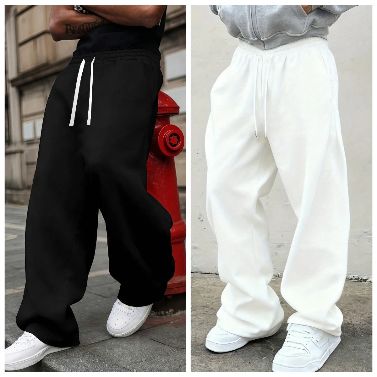 Men's Casual Athletic Wide-Leg Pants Cotton Loose Trousers Sweatpants Hip Hop Y2K Harajuku Fleece Joggers Pants Straight Pants
Men's Casual Athletic Wide-Leg Pants Cotton Loose Trousers Sweatpants Hip Hop Y2K Harajuku Fleece Joggers Pants Straight Pants