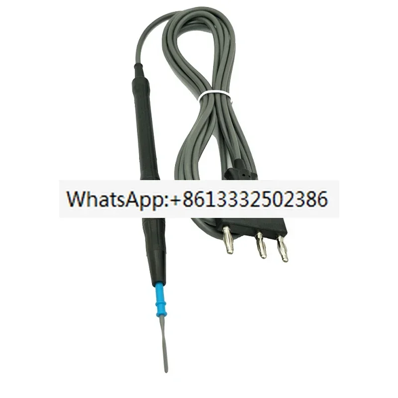 2PCS Repeat Electric knife Pen ESU Pencil Silicone Wire High Temperature Resistance 3P Banana Plug
2PCS Repeat Electric knife Pen ESU Pencil Silicone Wire High Temperature Resistance 3P Banana Plug