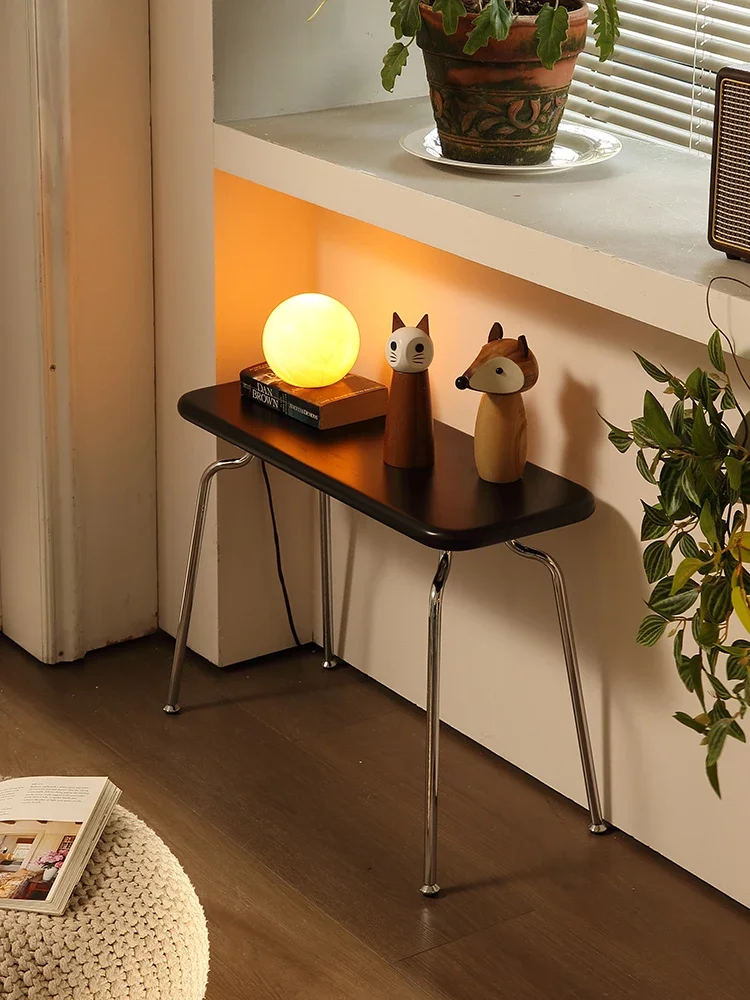 Medieval ant long stool retro home dining chair stainless steel bedside stool entrance solid wood shoe changing stool
Medieval ant long stool retro home dining chair stainless steel bedside stool entrance solid wood shoe changing stool
