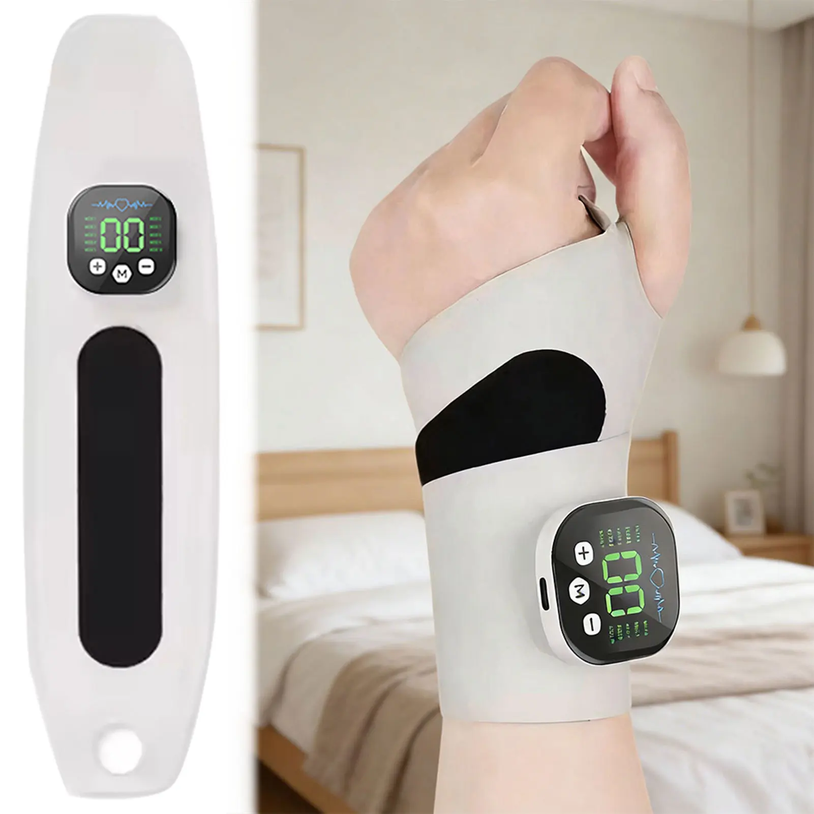 Electric Wrist Massager Rechargeable Adjustable 10 Mode Cordless Ems Tendon Sheath Wrist Massager For Wrist Pain Relief
Electric Wrist Massager Rechargeable Adjustable 10 Mode Cordless Ems Tendon Sheath Wrist Massager For Wrist Pain Relief