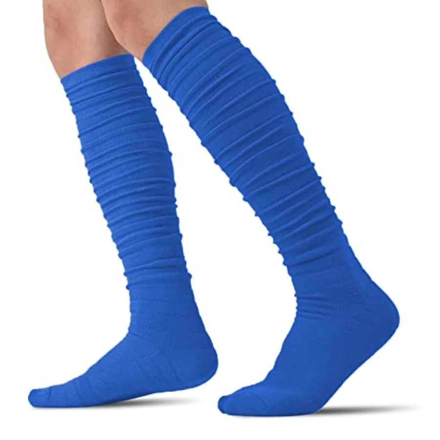 IRAMY Scrunch Football Socks Ultra Long 1 Pack/2 Packs Combed Cotton With Ankle Support Padded Knee High Socks Youth Adult
IRAMY Scrunch Football Socks Ultra Long 1 Pack/2 Packs Combed Cotton With Ankle Support Padded Knee High Socks Youth Adult
