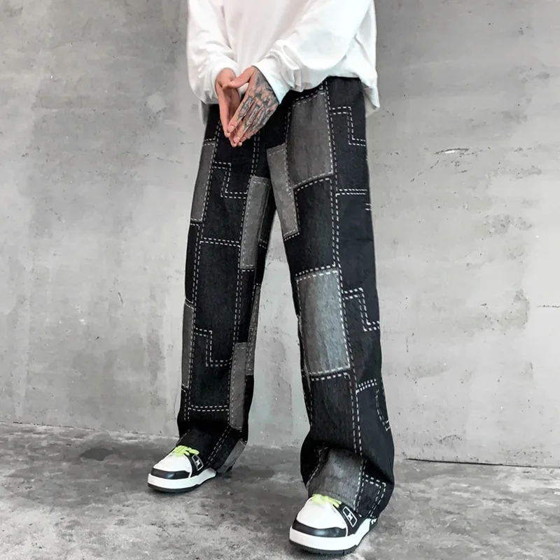 Do Old Two-color Stitching Men's Jeans Fashion Trend Straight Baggy Men's Pants High Street American Style Men's Pants
Do Old Two-color Stitching Men's Jeans Fashion Trend Straight Baggy Men's Pants High Street American Style Men's Pants