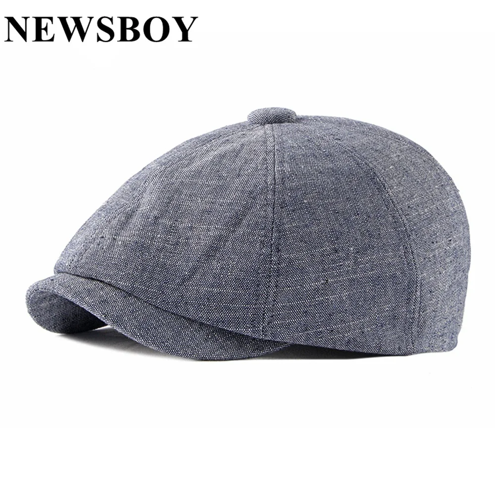 NEWSBOY Cap Spring Summer Lightweight Mixed Linen Hats for Men Women Flat Caps Beret Hat Retro Octagonal Cap Elastic
NEWSBOY Cap Spring Summer Lightweight Mixed Linen Hats for Men Women Flat Caps Beret Hat Retro Octagonal Cap Elastic