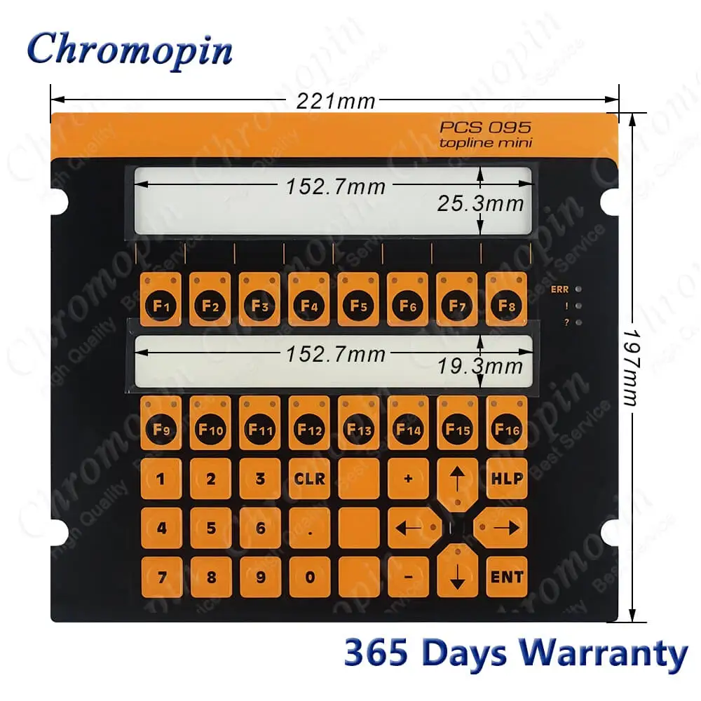 Front Foil for PCS-095 PCS095 PCS 095 Membrane Keysheet Keypad Overlay Film Protective Film
Front Foil for PCS-095 PCS095 PCS 095 Membrane Keysheet Keypad Overlay Film Protective Film