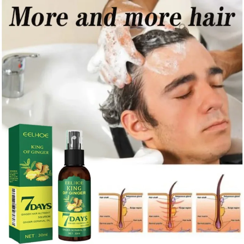 Fast Ginger Hair Growth Serum Anti Hair loss Baldness Regrowth Hair Care Oil Repair Damaged Scalp Treatment For Women Men
Fast Ginger Hair Growth Serum Anti Hair loss Baldness Regrowth Hair Care Oil Repair Damaged Scalp Treatment For Women Men