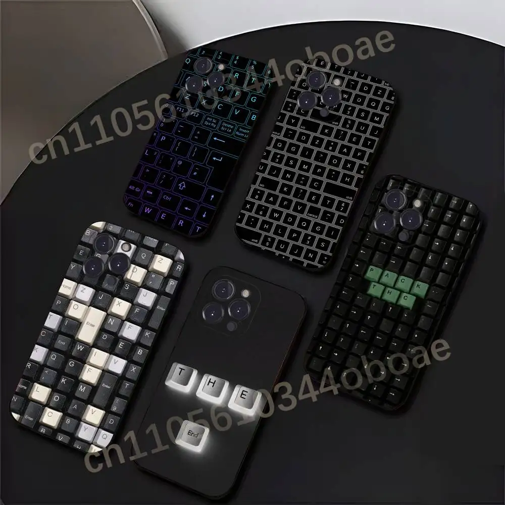Keyboard Phone Case For iPhone 17,16,15,14,13,12,11,Pro,Max,Plus Soft Black Cover
Keyboard Phone Case For iPhone 17,16,15,14,13,12,11,Pro,Max,Plus Soft Black Cover