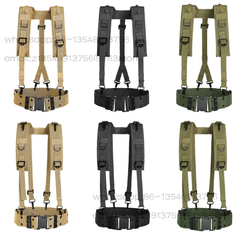 Military Fans Tactical Straps Multi-functional Outdoor Real Cs Belt H-type Shoulder Chest Hanging Y-type Outdoor Shoulder Bag
Military Fans Tactical Straps Multi-functional Outdoor Real Cs Belt H-type Shoulder Chest Hanging Y-type Outdoor Shoulder Bag