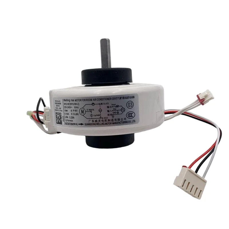 RPG18F для Midea AC, пластиковый герметичный двигатель вентилятора для разделенного внутреннего блока 1,5P, сменный двигатель вентилятора подходит для вала 13/18/20/25/26/28H
RPG18F для Midea AC, пластиковый герметичный двигатель вентилятора для разделенного внутреннего блока 1,5P, сменный двигатель вентилятора подходит для вала 13/18/20/25/26/28H