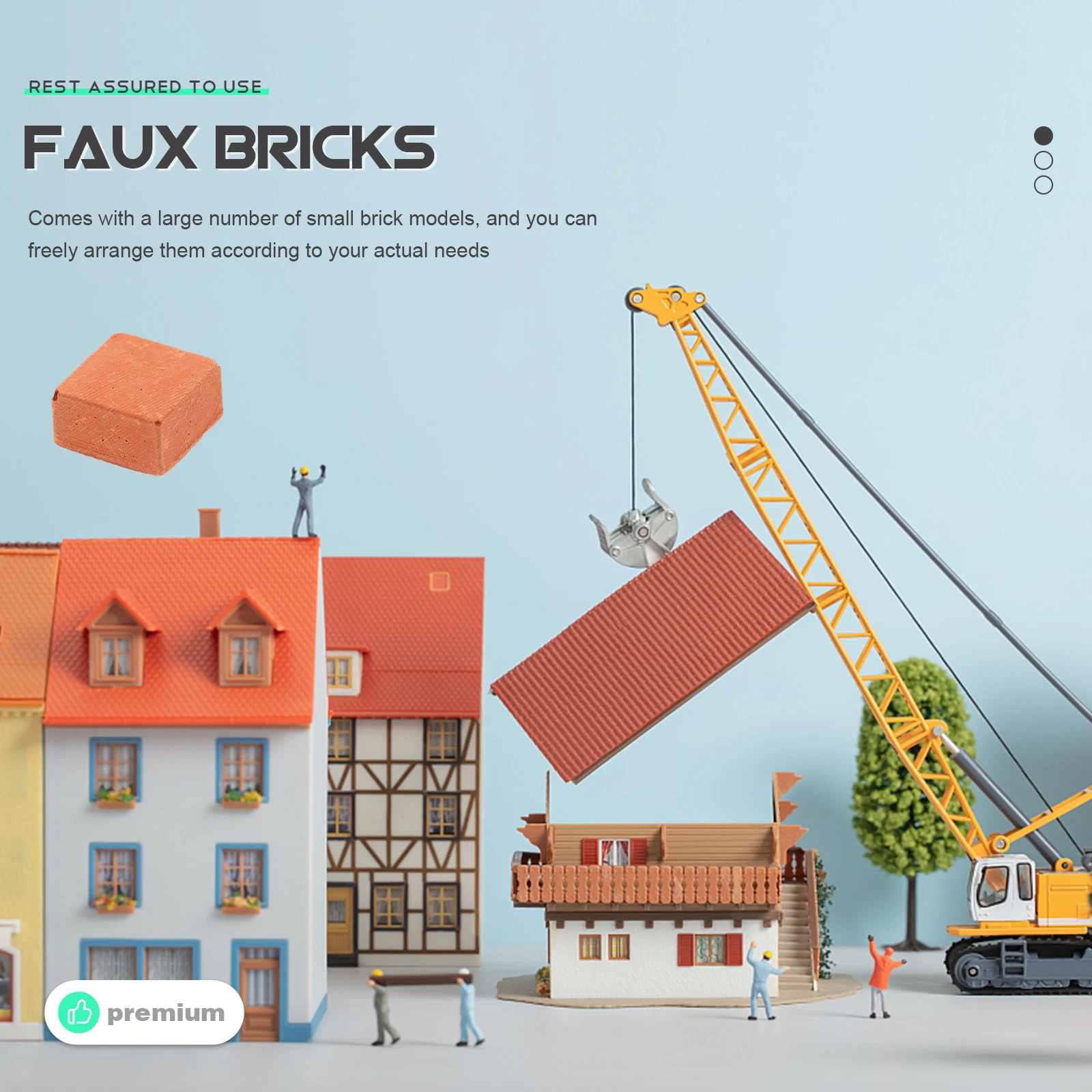 280 Pcs Simulated Brick Bricks Miniature Model Simulation Decoration Decorations Clay Building Blocks
280 Pcs Simulated Brick Bricks Miniature Model Simulation Decoration Decorations Clay Building Blocks