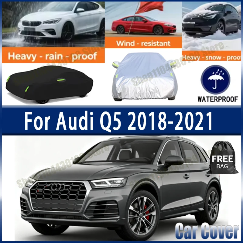 Чехол для автомобиля Audi Q5 2018-2021, водонепроницаемый, с защитой от ультрафиолета, всепогодный, пыле- и снегозащитный, дождезащитный, из полиэстера 190T
Чехол для автомобиля Audi Q5 2018-2021, водонепроницаемый, с защитой от ультрафиолета, всепогодный, пыле- и снегозащитный, дождезащитный, из полиэстера 190T