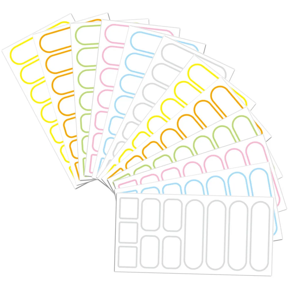 24 Sheets Color Label Stickers Bottles Note Name Multipurpose Portable Sign Pvc Self-adhesive Convenient Office Supply
24 Sheets Color Label Stickers Bottles Note Name Multipurpose Portable Sign Pvc Self-adhesive Convenient Office Supply