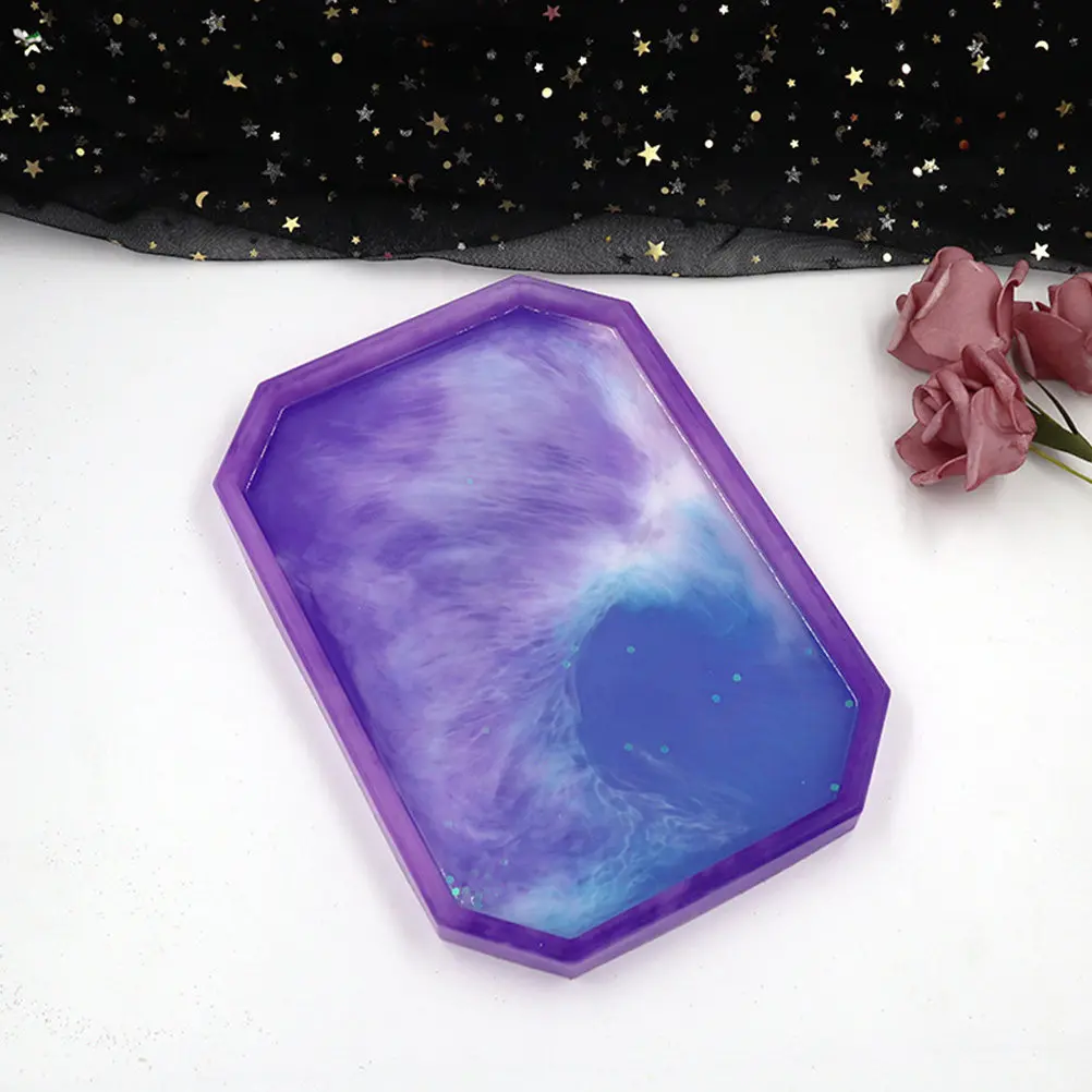 2Pcs Octagonal Tray Silicone Mold Premium DIY Epoxy Resin Mould for Creative Storage Tray Candy Dish Casting Craft Project
2Pcs Octagonal Tray Silicone Mold Premium DIY Epoxy Resin Mould for Creative Storage Tray Candy Dish Casting Craft Project