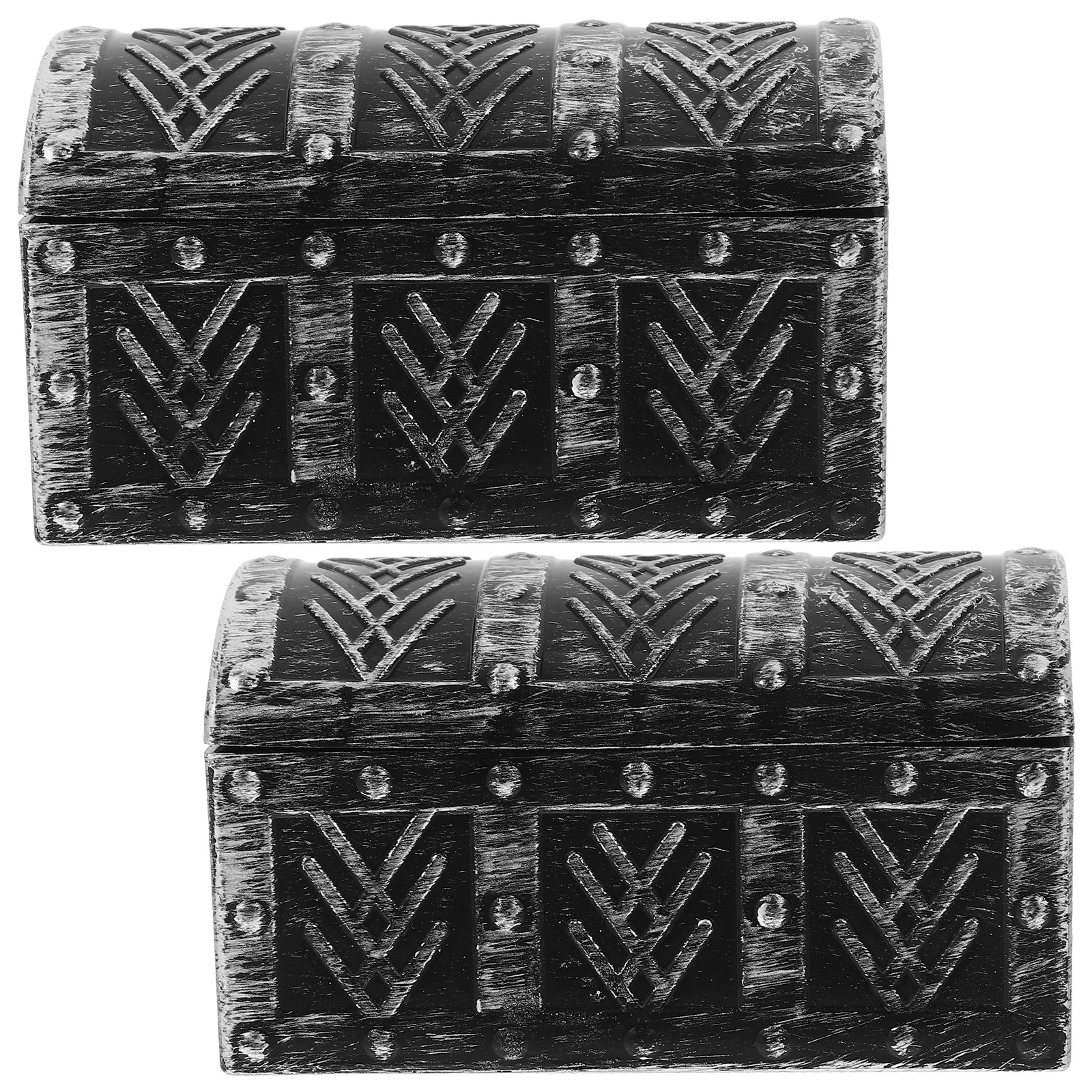 2Pcs Vintage Plastic Treasure Box Retro Jewelry Storage Case Simple Trinket Organizer Decorative Keepsake Chest 
2Pcs Vintage Plastic Treasure Box Retro Jewelry Storage Case Simple Trinket Organizer Decorative Keepsake Chest