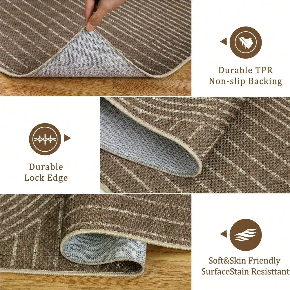 Jute Arched Geometric Area Rug, Modern Rainbow Woven Pattern Floor Carpet Durable Indoor Rug For Entryway Living Room Minimalis
Jute Arched Geometric Area Rug, Modern Rainbow Woven Pattern Floor Carpet Durable Indoor Rug For Entryway Living Room Minimalis