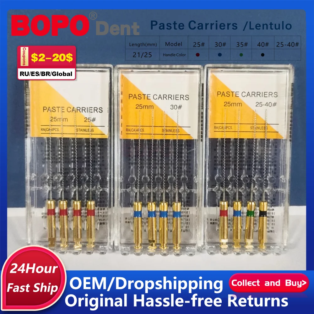 Dental Lentulo Paste Carriers Endodontic Reamers Drill Burs Endo Files Dentist Materials Instrument Dentaire Pediatric Dentistry
Dental Lentulo Paste Carriers Endodontic Reamers Drill Burs Endo Files Dentist Materials Instrument Dentaire Pediatric Dentistry