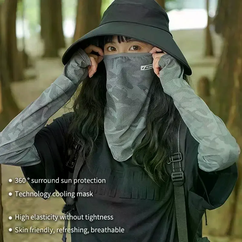1/2Pcs Summer Ice Silk Sun Protection Face Mask Sleeves For Men Women Outdoor Sport Fishing UV Protection Hand Cover Arm Sleeves
1/2Pcs Summer Ice Silk Sun Protection Face Mask Sleeves For Men Women Outdoor Sport Fishing UV Protection Hand Cover Arm Sleeves