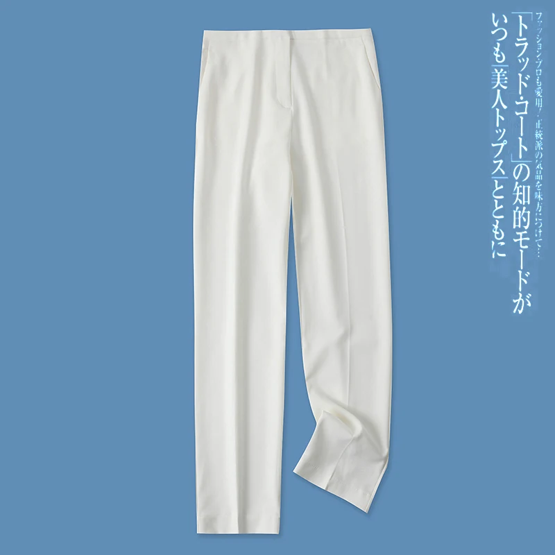 High Waist Straight Leg Pants Casual Versatile Women's Spring Autumn New Style Pocket Long Pants Slimming Effect
High Waist Straight Leg Pants Casual Versatile Women's Spring Autumn New Style Pocket Long Pants Slimming Effect