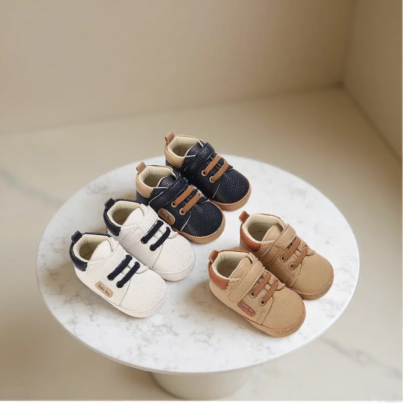 New Baby Shoes Retro Leather Boy Girl Shoes Multicolor Toddler Rubber Sole Anti-slip First Walkers Infant Newborn Moccasins
New Baby Shoes Retro Leather Boy Girl Shoes Multicolor Toddler Rubber Sole Anti-slip First Walkers Infant Newborn Moccasins