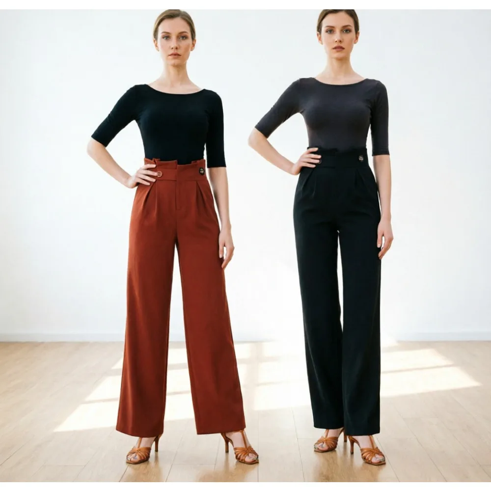 High Waisted Women Latin Samba Dance Pants Casual Daily Wear 2-in-1 Trousers Ballroom Modern Dance Performance Dancewear
High Waisted Women Latin Samba Dance Pants Casual Daily Wear 2-in-1 Trousers Ballroom Modern Dance Performance Dancewear