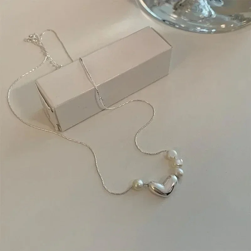 Love Heart Pearl Necklace for Women Gift Korean Versatile Simplicity Irregular Jewelry Dropshipping
Love Heart Pearl Necklace for Women Gift Korean Versatile Simplicity Irregular Jewelry Dropshipping