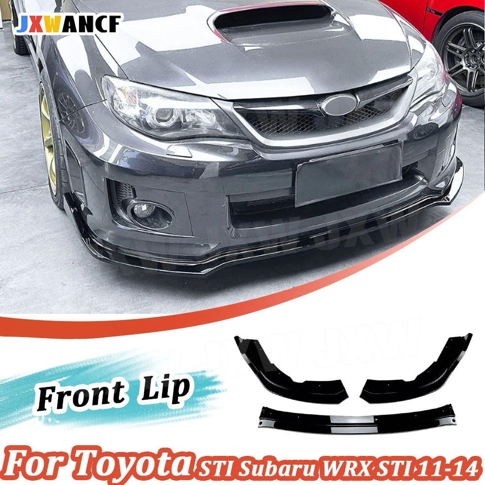 JXWANCF 3PCS for Toyota STI Subaru WRX STI Sedan 4 Door 2011-2014 ABS Gloss Black Car Front Bumper Lip Spoiler Splitter
JXWANCF 3PCS for Toyota STI Subaru WRX STI Sedan 4 Door 2011-2014 ABS Gloss Black Car Front Bumper Lip Spoiler Splitter