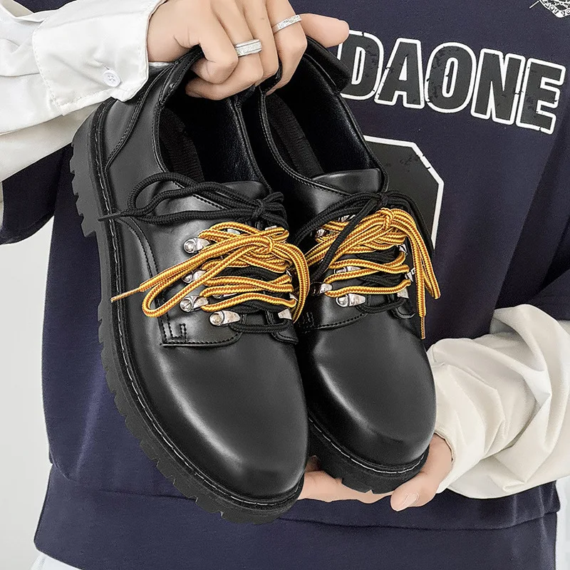 Fashion Platform Man's Shoes British Style Derby Shoes for Men Soft Sole Comfort Men's Sneakers and Casual Shoes Tenis Masculino
Fashion Platform Man's Shoes British Style Derby Shoes for Men Soft Sole Comfort Men's Sneakers and Casual Shoes Tenis Masculino