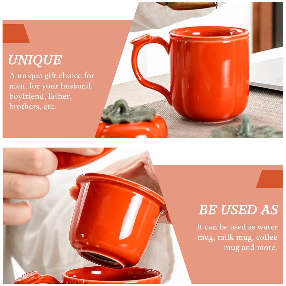 Coffee Mug Persimmon Drinking Cup Attractive Teacup Home Milk Cups Ceramic Water Mugs 
Coffee Mug Persimmon Drinking Cup Attractive Teacup Home Milk Cups Ceramic Water Mugs