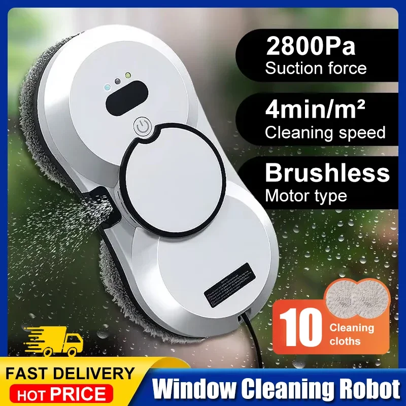 Window Cleaning Robot Water Spraying Glass Cleaner Robot Automatic Window Cleaner Anti Fall
Window Cleaning Robot Water Spraying Glass Cleaner Robot Automatic Window Cleaner Anti Fall