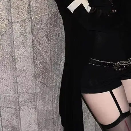 Onalippa 2025 Black Knitted Cardigan Women Dark Abi Cross Show Thin Spring Autumn Punk New Long Sleeve Coat Top Girl
Onalippa 2025 Black Knitted Cardigan Women Dark Abi Cross Show Thin Spring Autumn Punk New Long Sleeve Coat Top Girl