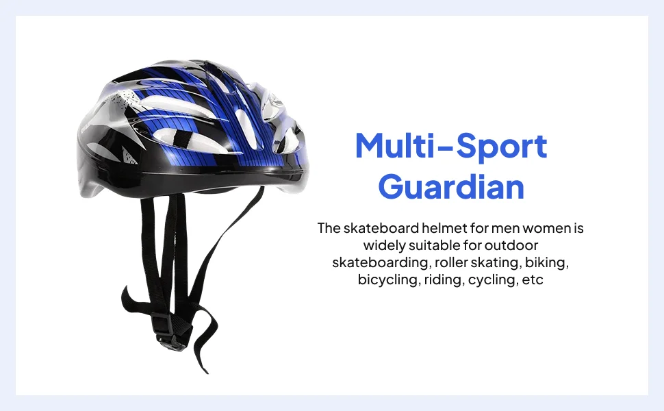 High Strength Skate Helmet Lightweight Pvc Eps Adult Mtb Cycling Helmet for Mountain Biking and Riding
High Strength Skate Helmet Lightweight Pvc Eps Adult Mtb Cycling Helmet for Mountain Biking and Riding