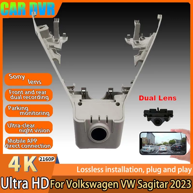 For Volkswagen VW Sagitar 2023 4K HD Plug And Play Easy installation Wifi Car Video Recordr DVR DashCam Control by Moblie APP
For Volkswagen VW Sagitar 2023 4K HD Plug And Play Easy installation Wifi Car Video Recordr DVR DashCam Control by Moblie APP