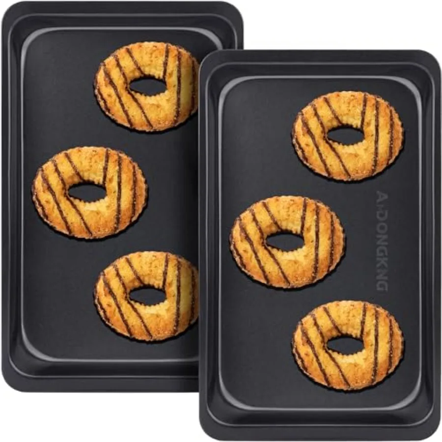 Baking Sheet Pans, Cookie Tray, Nonstick Heavy Carbon Steel Bakeware, 2-Pack, Inch Inner 11 6.9
Baking Sheet Pans, Cookie Tray, Nonstick Heavy Carbon Steel Bakeware, 2-Pack, Inch Inner 11 6.9
