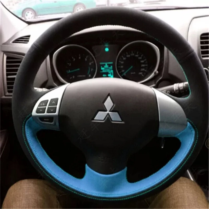 For Mitsubishi Lancer X 10 ASX 2007-2015 Outlander Pajero Sport 2006-2013 Hand Stitched Leather suede Car Steering Wheel Cover
For Mitsubishi Lancer X 10 ASX 2007-2015 Outlander Pajero Sport 2006-2013 Hand Stitched Leather suede Car Steering Wheel Cover