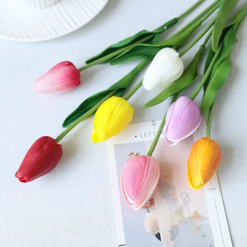 1PC 36cm PU Tulip Artificial Tulip Real Touch Fake Flower Home Garden Bedroom Decoration Wedding Party Decor Flower Bouquet DIY
1PC 36cm PU Tulip Artificial Tulip Real Touch Fake Flower Home Garden Bedroom Decoration Wedding Party Decor Flower Bouquet DIY