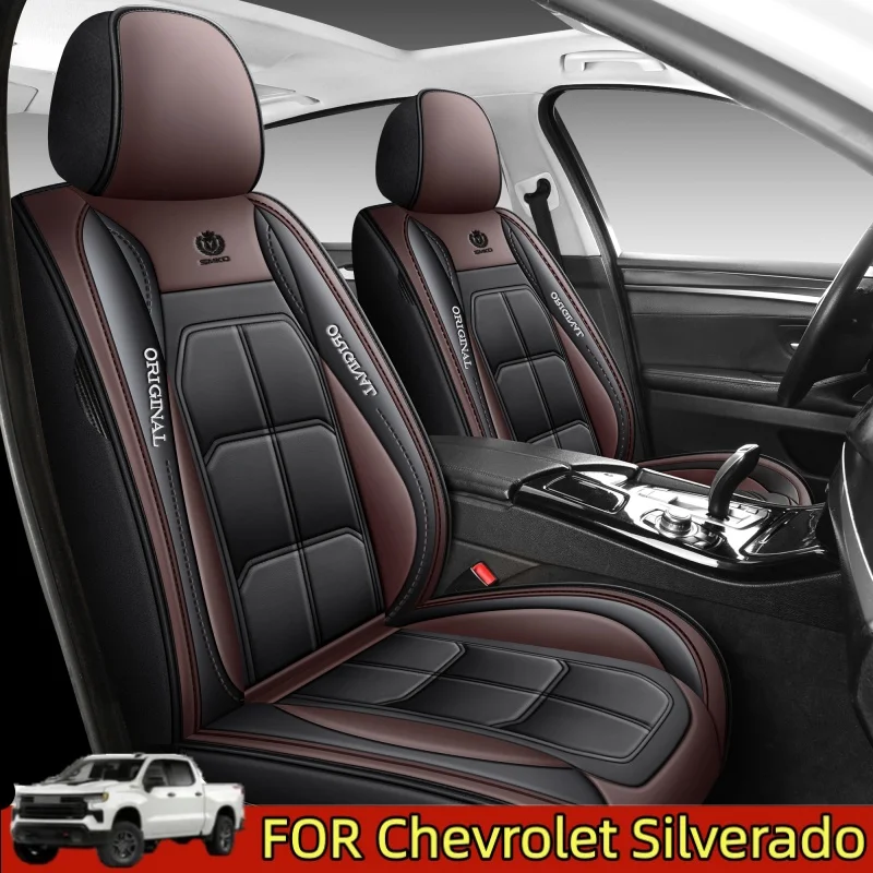 FOR Chevrolet Silverado Car seat cover waterproof PU leather soft and comfortable front and rear rows fully wrapped muscle seat
FOR Chevrolet Silverado Car seat cover waterproof PU leather soft and comfortable front and rear rows fully wrapped muscle seat