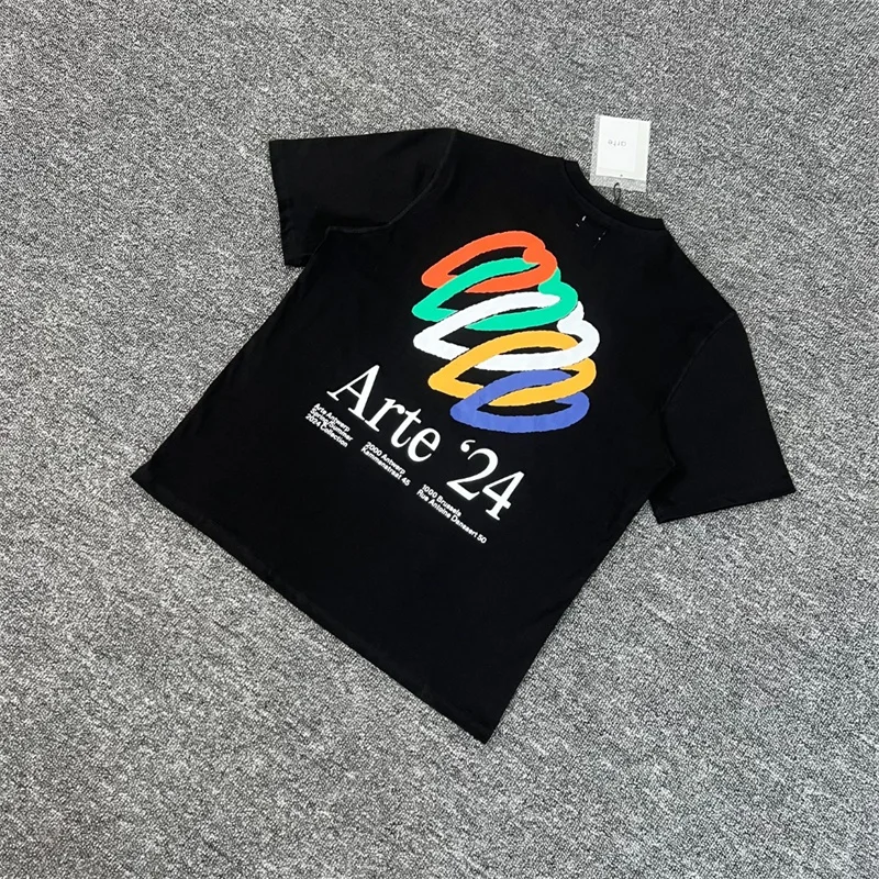 Arte Simple And Loose Sports Pure Cotton Double Yarn Color Printed Short Sleeved Shirt
Arte Simple And Loose Sports Pure Cotton Double Yarn Color Printed Short Sleeved Shirt