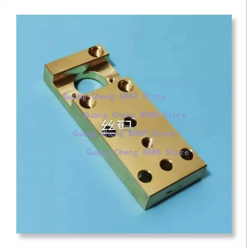 EDM Parts Lower Guide Housing X262D527H01 Die Guide Brass Plate For DWC-BA8 Wire Cutting Machine
EDM Parts Lower Guide Housing X262D527H01 Die Guide Brass Plate For DWC-BA8 Wire Cutting Machine