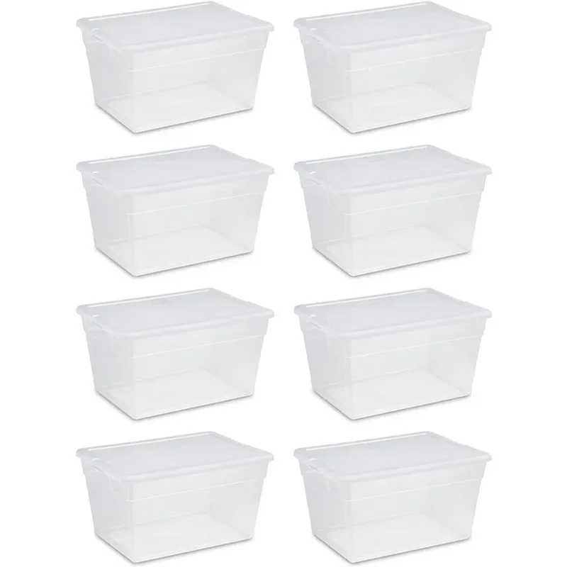 Коробка для хранения Sterilite 56 Qt, штабелируемая корзина с крышкой, пластиковый контейнер для организации одежды, одеял, полотенец в шкафу, 8 шт.
Коробка для хранения Sterilite 56 Qt, штабелируемая корзина с крышкой, пластиковый контейнер для организации одежды, одеял, полотенец в шкафу, 8 шт.