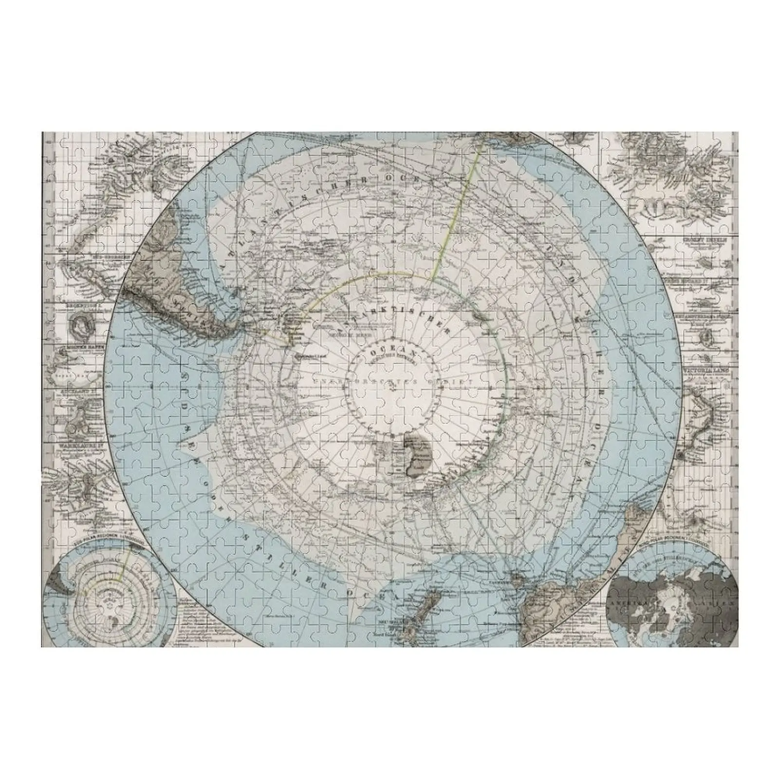 Antarctica, 1894 Vintage South Pole Map Jigsaw Puzzle Customizable Gift Customized Photo Customizeds For Kids Puzzle
Antarctica, 1894 Vintage South Pole Map Jigsaw Puzzle Customizable Gift Customized Photo Customizeds For Kids Puzzle