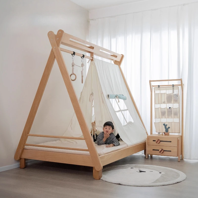 Tree House Children's Bed, Tent Play Bed Solid Wood Multifunctional Swing Popsicles Homestay Children's Room
Tree House Children's Bed, Tent Play Bed Solid Wood Multifunctional Swing Popsicles Homestay Children's Room