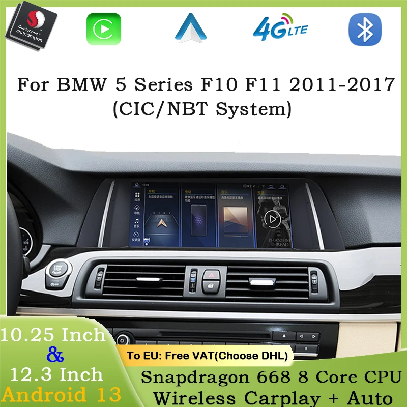 12G+256G Android 13 Car Radio For BMW 5 Series F10 F11 520i 525i 528i Carplay Android Auto Car Video Player Navigation WIFI
12G+256G Android 13 Car Radio For BMW 5 Series F10 F11 520i 525i 528i Carplay Android Auto Car Video Player Navigation WIFI