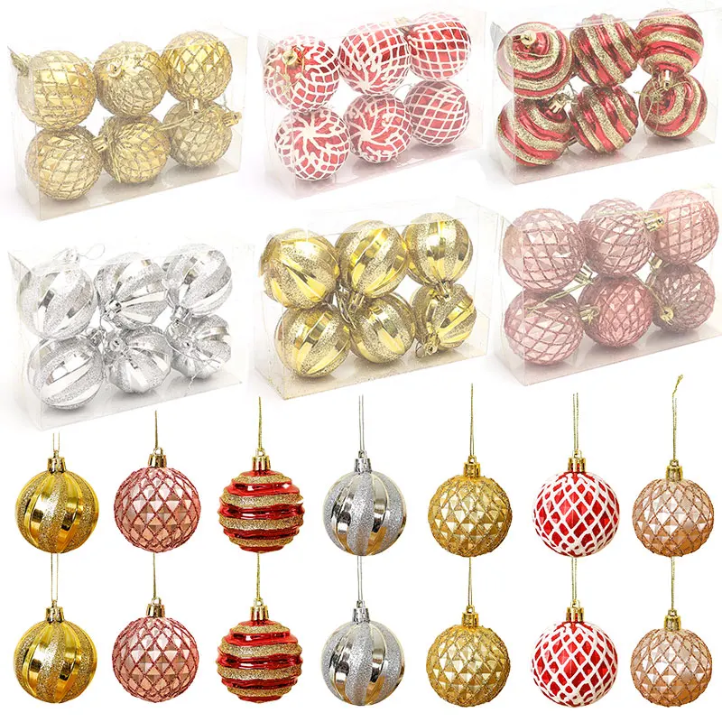 6Pcs 6CM Christmas Balls Pendants Xmas Tree Colorful Ball Hanging Ornament Christmas Navidad Noel New Year 2025 Home Party Decor
6Pcs 6CM Christmas Balls Pendants Xmas Tree Colorful Ball Hanging Ornament Christmas Navidad Noel New Year 2025 Home Party Decor