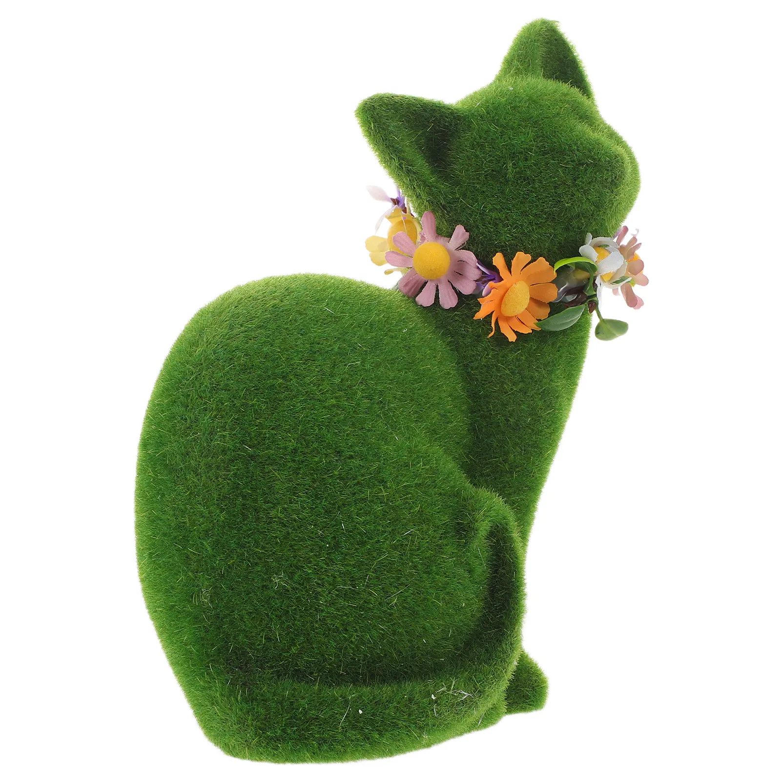 Flocked Cat Statue Artificial Moss Cat Garden Decoration Realistic Green Flocking Kitten Ornament Outdoor Yard Patio Sculpture
Flocked Cat Statue Artificial Moss Cat Garden Decoration Realistic Green Flocking Kitten Ornament Outdoor Yard Patio Sculpture
