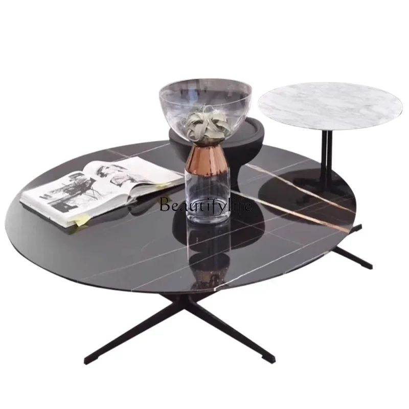 Z.-*Black gold natural marble coffee table light luxury modern sofa side size round set combination
Z.-*Black gold natural marble coffee table light luxury modern sofa side size round set combination