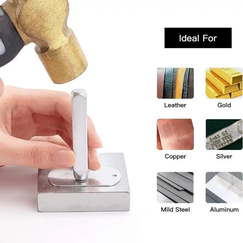 A52E Fashionable 2 Pieces Sturdy Steel Stamp Set 3MM Crosses Shapes Accessory for Artistics Jewelry and Leather Work
A52E Fashionable 2 Pieces Sturdy Steel Stamp Set 3MM Crosses Shapes Accessory for Artistics Jewelry and Leather Work